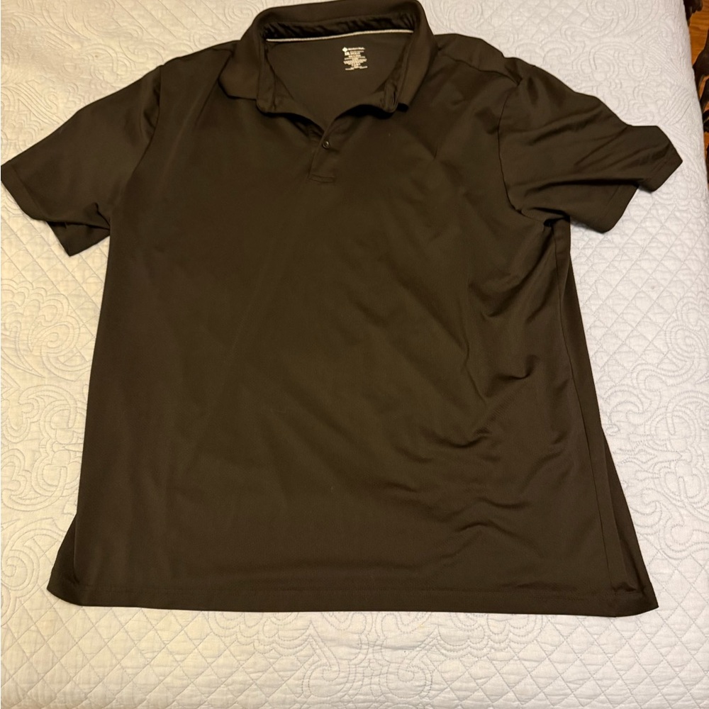 Men's Black Polo Shirt XXL Gently Used